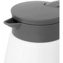 Garrafa Térmica 600ml Daily White Inox Mimo Style Parede Dupla
